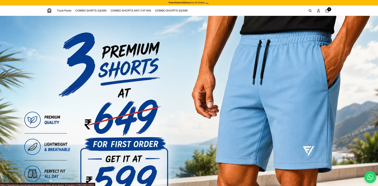Kapda Club fashion ecommerce store